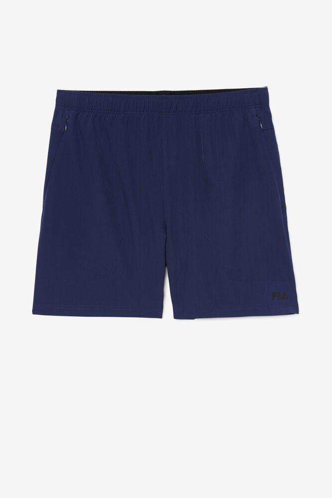 Fila Finula Shorts Navy - Mens - 74892WHMI